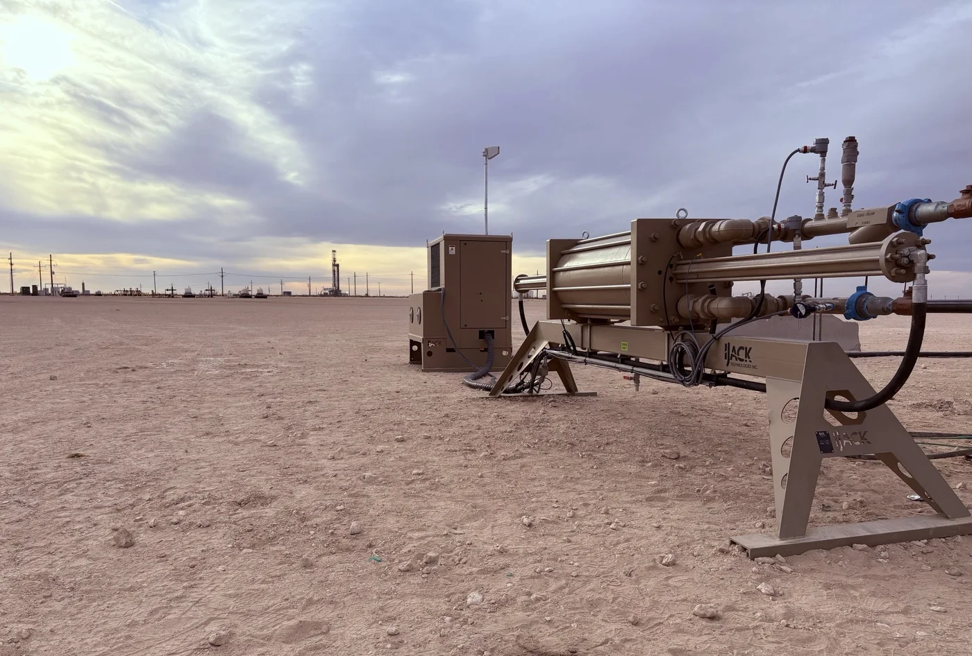 IJACK EGAS VRU system operating in Texas oilfield